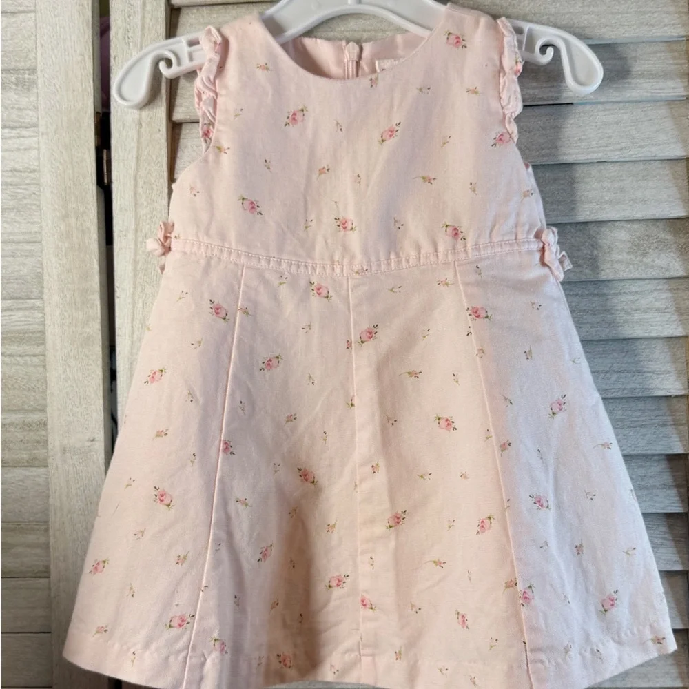 Gymboree Pink Floral Kids Dress. Vintage. Great Condition. Size 3/6 Months